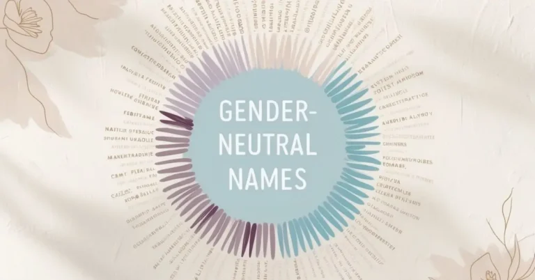 Gender Neutral Names