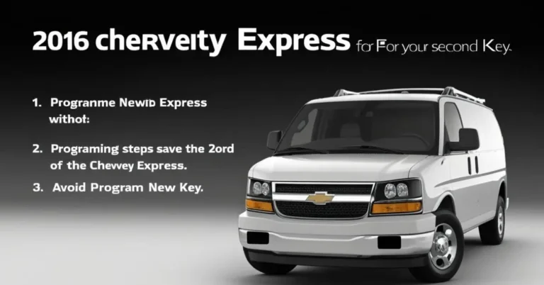 How to Program a 2nd Key Chevy Express 2016: A Step-by-Step Guide How to Program a 2nd Key Chevy Express 2016: A Step-by-Step Guide