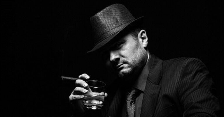 Black Gambler Hat